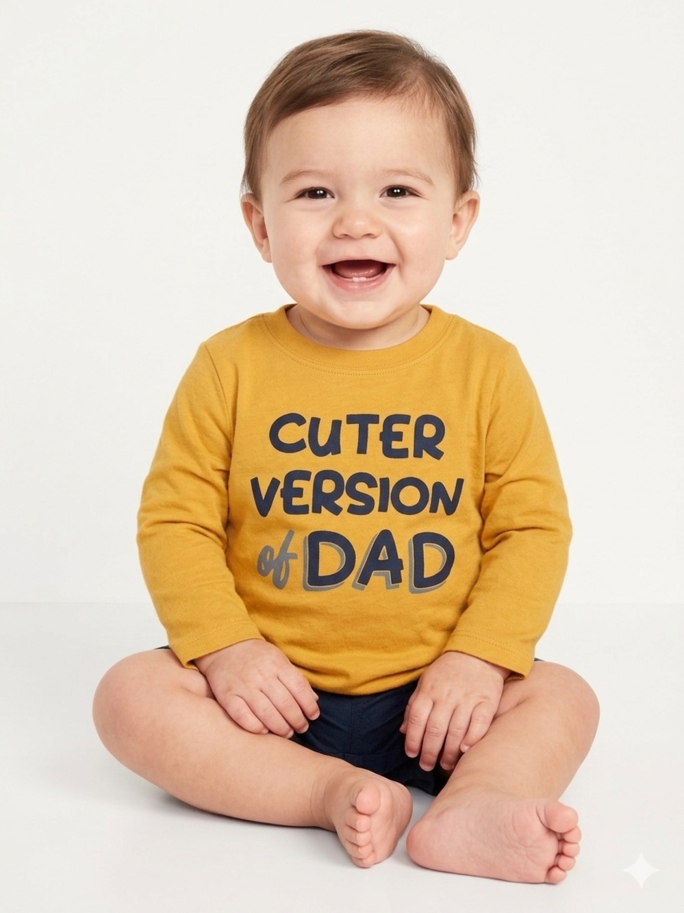 🎉 (18m) Garanimals Toddler Boy LS Graphic Tee “Cuter Version of Dad”